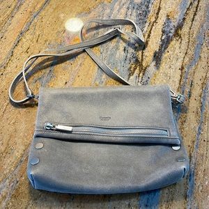 Hammit Medium Crossbody Pew/Brushed Silver